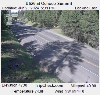 Traffic Cam US 26 at Ochoco Summit